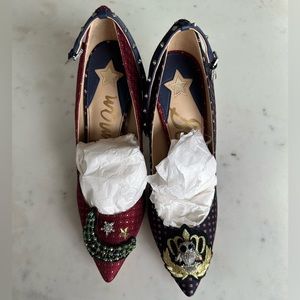 sam edelman hermoine embellished ankle strap pump - Size 8.5